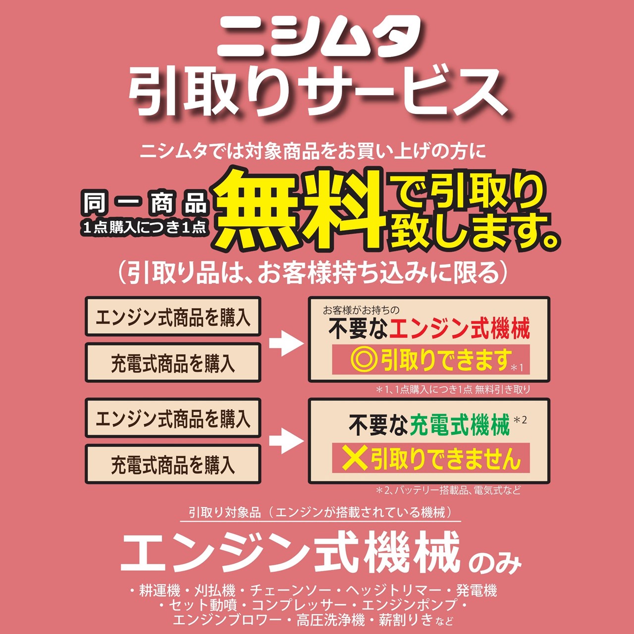 引き取りサービス